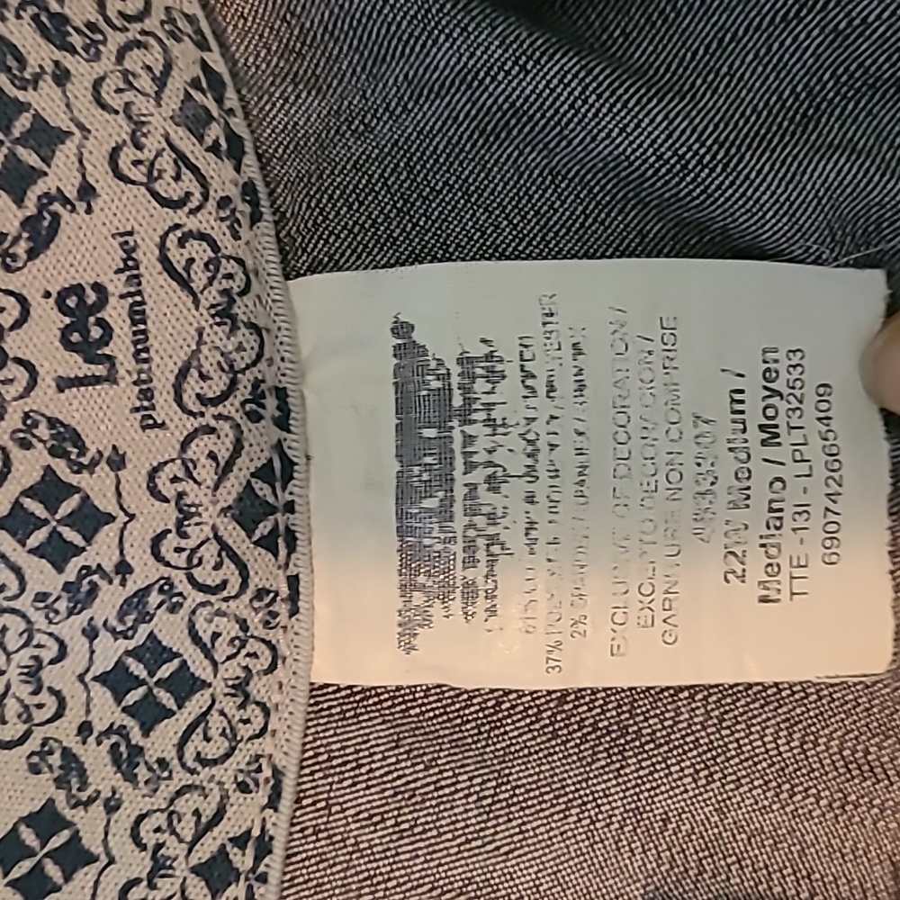 Lee Gray Dress Jeans Size 22W - Picture 4 of 7